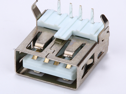 USB ATYPE 4P 90°单层