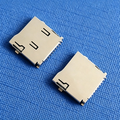 TF卡座TF/microSD push 外焊带侦测
