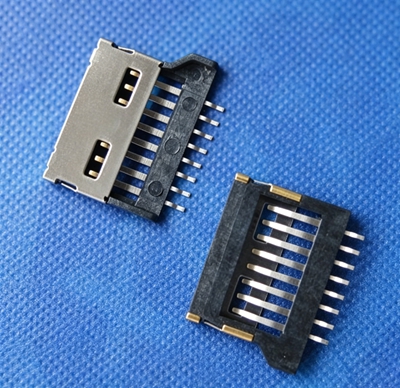 TF卡座TF/microSD push pull type