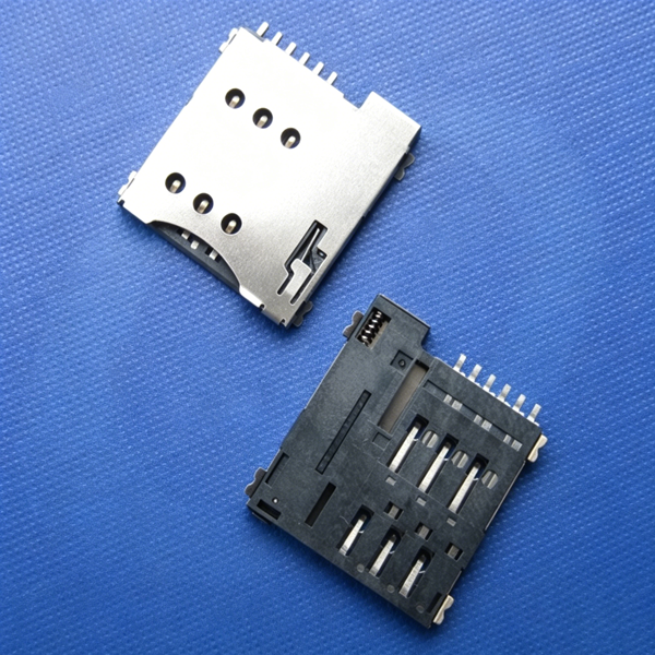 超薄1.35高　micro-SIM-PUSH-6PIN