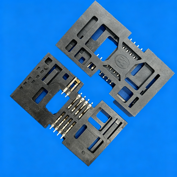 Smart card拉拔 8+2pin IC卡座