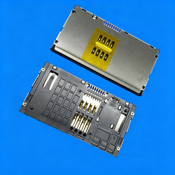 Smart card拉拔 8pin IC卡座