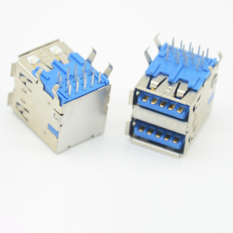 AF双层 USB3.0 90度