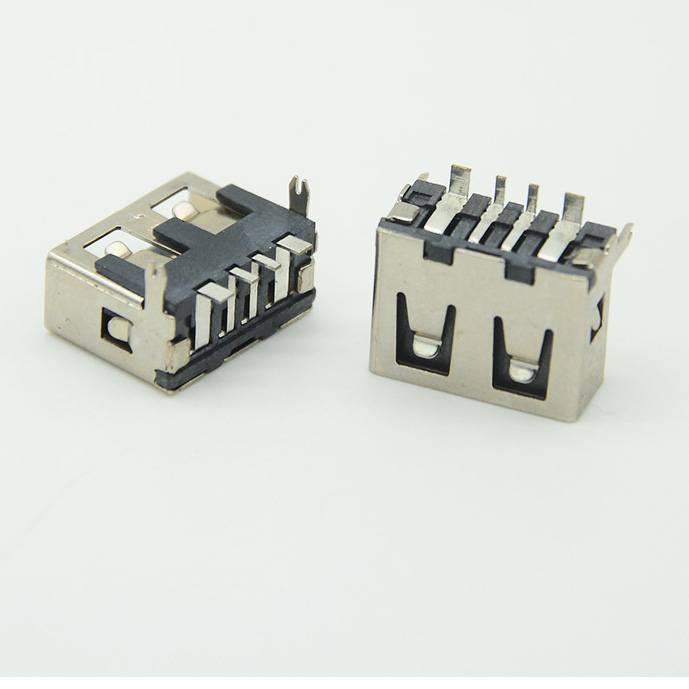 USB 母座 短体10.0 6.5厚 插板贴板 大电流